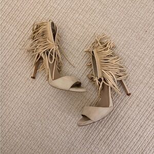Zara Fringe Stiletto Heels